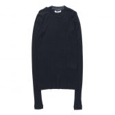 AURALEE-Women-SUPER-HIGH-GAUGE-SHEER-RIB-LS-TEE-レディース-Navy-168x168
