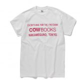 COW-BOOKS-Book-Vendor-T-shirt-Logo-White-×-Pink-168x168