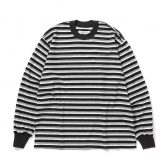 PERS-PROJECTS-VICTOR-LS-BORDER-TEE-Black-White-168x168