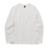 BATONER-UTILITY-COTTON-CREW-NECK-LONG-SLEEVE-T-SHIRT-メンズ-White-168x168