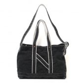 NICENESS-L.LESH-L.レッシュ-NNショルダートートバッグ-加工キャンバス-Black-168x168
