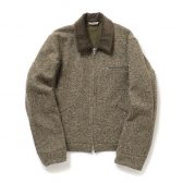 AURALEE-Men-HOMESPUN-TWEED-ZIP-BLOUSON-メンズ-Brown-168x168