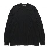 AURALEE-Men-WOOL-SOFT-JERSEY-LS-TEE-メンズ-Black-168x168