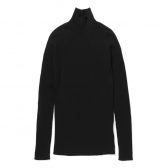 BATONER-RIBNATURE-TURTLE-NECK-レディース-Black-168x168