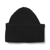 BATONER-SOLID-WOOL-SHORT-CAP-ユニセックス-Black-168x168