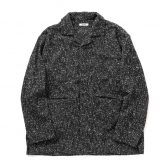 INTERIM-TEXTURED-DONEGAL-BOUCLE-DEADSTOCK-HYPER-BIG-FLY-FRONT-SHIIRTS-JACKET-Black-168x168