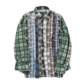 Needles-Rebuild-by-Needles-Flannel-Shirt-Ribbon-Shirt-Wide-Fサイズ_2-168x168