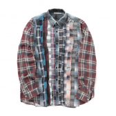 Needles-Rebuild-by-Needles-Flannel-Shirt-Ribbon-Shirt-Wide-Fサイズ_3-168x168