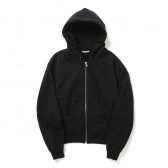 AURALEE-Women-SMOOTH-SOFT-BD-SWEAT-ZIP-PARKA-レディース-Black-168x168