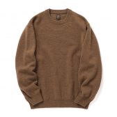 BATONER-BLUEFACE-CREW-NECK-メンズ-Brown-168x168
