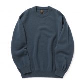 BATONER-BLUEFACE-CREW-NECK-メンズ-Gray-Blue-168x168