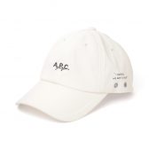 A.P.C.-GOLF-Lea-Ball-Cap-Tee-Ivory-168x168