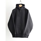 COMOLI-コットン裏毛-パーカ-Black-168x168