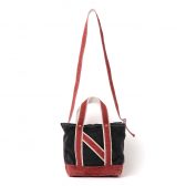 NICENESS-M.LESH-M.レッシュ-NNエイジドエフェクトショルダートートバッグ-ミニ-加工キャンバス-Black×Red-168x168