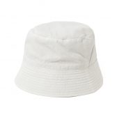AURALEE-Men-GARMENT-DYED-FINX-CHINO-BUCKET-HAT-MADE-BY-KIJIMA-TAKAYUKI-メンズ-White-168x168