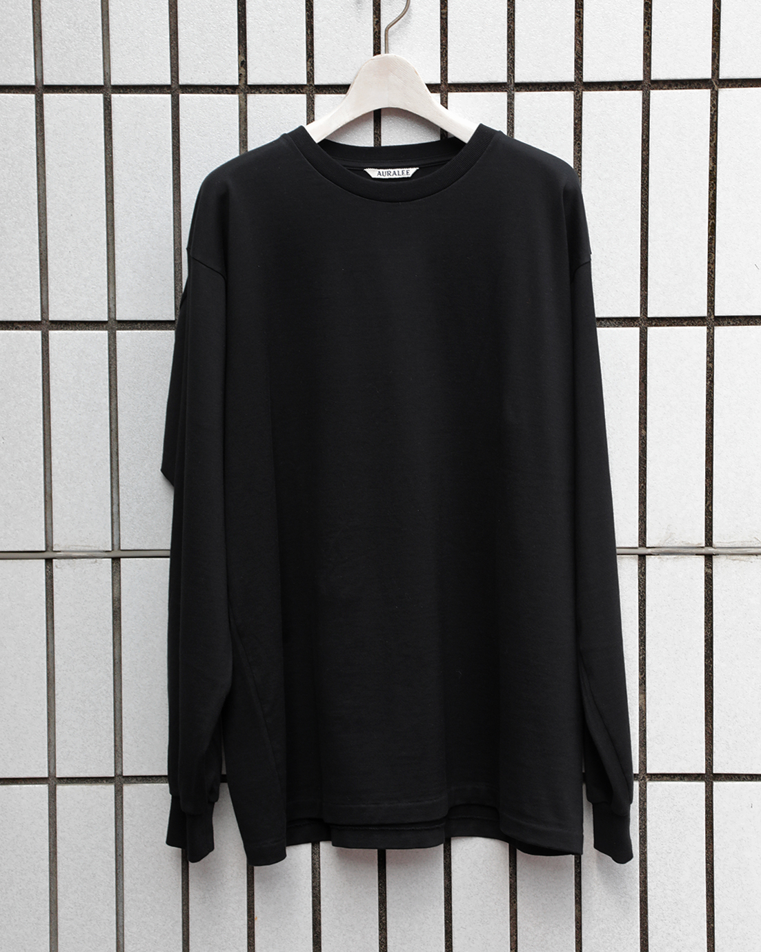 AURALEE / LUSTER PLAITING L/S TEE
