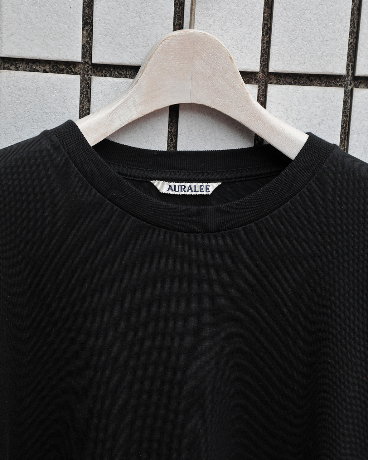 AURALEE / LUSTER PLAITING L/S TEE