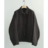 COMOLI-ヘンプダック-ジップショートジャケット-Brown-168x168