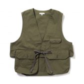 ENGINEERED-GARMENTS-Fowl-Vest-Cotton-Sanded-Cloth-Olive-168x168
