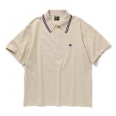 Needles-Regular-Collar-Polo-Cotton-Pique-Beige-168x168