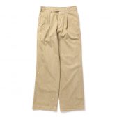 AURALEE-Men-GARMENT-DYED-FINX-LIGHT-CHINO-ONE-TUCK-WIDE-PANTS-メンズ-Beige-168x168