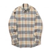 AURALEE-Men-SUPER-LIGHT-WOOL-CHECK-SHIRT-メンズ-Light-Brown-Check-168x168