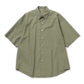 AURALEE-Men-WASHED-FINX-TWILL-BIG-HALF-SLEEVED-SHIRT-メンズ-Olive-168x168
