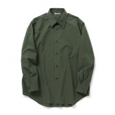 AURALEE-Men-WASHED-FINX-WEATHER-CHAMBRAY-SHIRT-メンズ-Dark-Olive-168x168