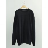 COMOLI-8G-クルーネックニット-Black-168x168