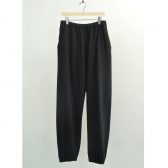 COMOLI-LWコットン裏毛-パンツ-Black-168x168