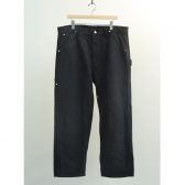 COMOLI-コットンダック-ペインターパンツ-Black-168x168