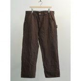 COMOLI-コットンダック-ペインターパンツ-Brown-168x168