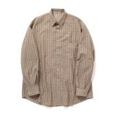 AURALEE-Men-AIRY-LIGHT-COTTON-CHECK-BIG-SHIRT-メンズ-Brown-Gingham-Check-168x168