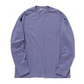 AURALEE-Men-BRUSHED-ORGANIC-COTTON-JERSEY-LS-TEE-メンズ-Light-Purple-168x168