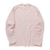 AURALEE-Men-BRUSHED-ORGANIC-COTTON-JERSEY-LS-TEE-メンズ-Pale-Pink-168x168