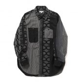 ENGINEERED-GARMENTS-Work-Shirt-Multi-Pattern-Stripe-Jacquard-BlackGrey-168x168