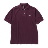 Scye-Cotton-Pique-Polo-Shirt-072バーガンディー-168x168