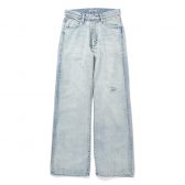 AURALEE-Women-FADED-SELVEDGE-LIGHT-DENIM-PANTS-レディース-Light-Indigo-168x168