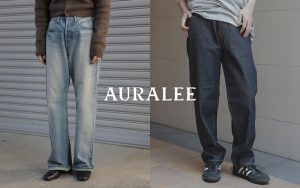 洗練された生地で定番アイテムをワンランクアップ。『AURALEE / オーラリー』のデニム5選。