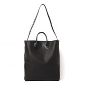 LEATHER-SILVER-MOTO-XXBAG46-OILED-COW-2WAY-BAG-LARGE-オイルドカウレザー-バッグ-ラージ-Black-168x168
