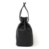 LEATHER-SILVER-MOTO-XXBAG70-GOAT-LEATHER-POUCH-ゴートレザー巾着ポーチ-Black-168x168
