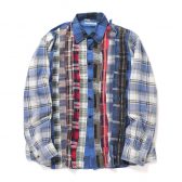Rebuild-by-Needles-Flannel-Shirt-Ribbon-Shirt-Wide-Fサイズ_2-168x168