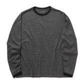 KANEMASA-PHIL.-32G-Wool-Stripe-LS-Tee-Black-168x168