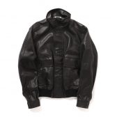 AURALEE-Men-TEXTURED-LAMB-LEATHER-BLOUSON-メンズ-Black-168x168