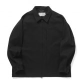 CURLY-KNIT-CHINO-CLOTH-ZIP-UP-BLOUSON-Black-168x168