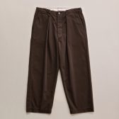 NICENESS-ALBARN-アルバーン-エイジドエフェクトリサイズドチノトラウザー-Brown-168x168