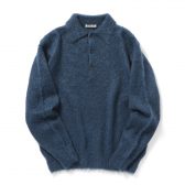 AURALEE-Men-BRUSHED-SUPER-KID-MOHAIR-KNIT-POLO-メンズ-Light-Navy-168x168