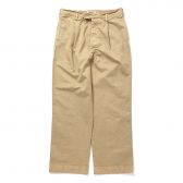 AURALEE-Men-GARMENT-DYED-FINX-CHINO-ONE-TUCK-WIDE-PANTS-メンズ-Light-Beige-168x168