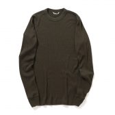 AURALEE-Men-WOOL-SILK-SOFT-RIB-LS-TEE-メンズ-Dark-Brown-168x168