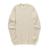AURALEE-Men-WOOL-SILK-SOFT-RIB-LS-TEE-メンズ-Ivory-168x168